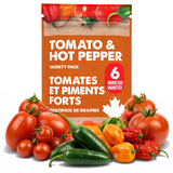 6 Tomato & Hot Pepper Variety Seed Pack – Ready to Spice Up Your Garden
