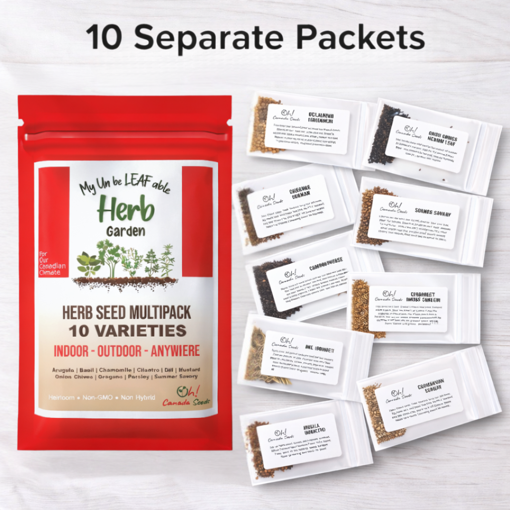 10 Herb Variety Pack - 10 Container Herbs Variety Pack