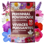 10‑Variety Perennial Flower Seed Pack - Plant Once, Enjoy for Years