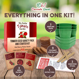 Tomato Seeds Variety Pack and Garden Starter Kit - for Planting in Canada